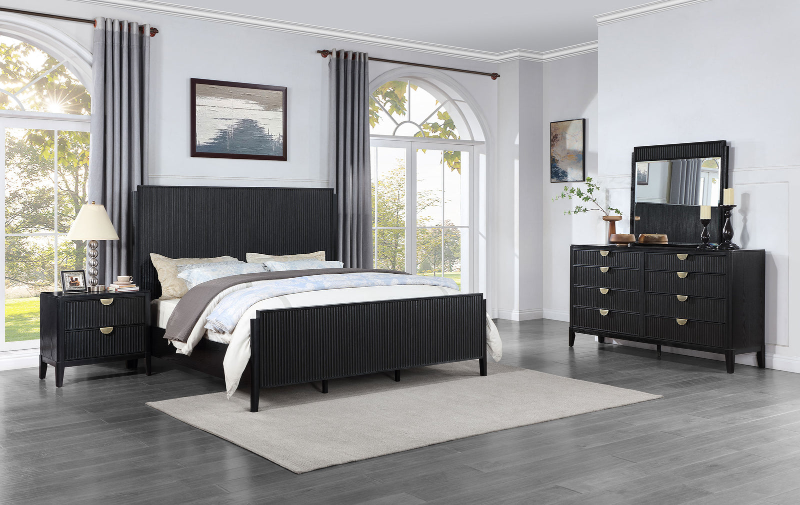 Brookmead 4-piece Queen Bedroom Set Black | Queen / 4-piece | 224711Q-S4
