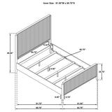 Brookmead Wood Queen Panel Bed Black | Queen | Black | 224711Q