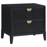 Brookmead 2-drawer Nightstand Black | Black | 224712