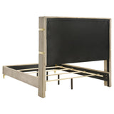 Lucia 4-piece Eastern King Bedroom Set Beige and White | Beige | Beige / White | 224731KE-S4