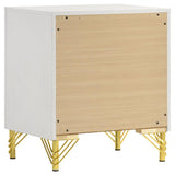 Lucia 2-drawer Nightstand Bedside Table White | White | 224732