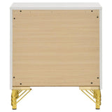 Lucia 2-drawer Nightstand Bedside Table White | White | 224732