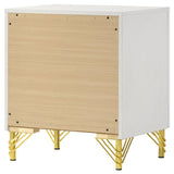 Lucia 2-drawer Nightstand Bedside Table White | White | 224732