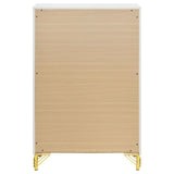 Lucia 5-drawer Bedroom Chest of Drawers White | King | White | 224735