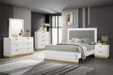 Caraway 4-piece Queen Bedroom Set White | California King / 5-piece | 224771KW-S5