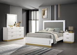 Caraway 4-piece Queen Bedroom Set White | Gallery | 224771Q-S4 224771KE-S4 224771KW-S4 224771Q-S5 224771KE-S5 224771KW-S5