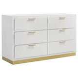 Caraway 4-piece Queen Bedroom Set White | Gallery | 224771Q-S4 224771KE-S4 224771KW-S4 224771Q-S5 224771KE-S5 224771KW-S5