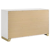 Caraway 4-piece Queen Bedroom Set White | Gallery | 224771Q-S4 224771KE-S4 224771KW-S4 224771Q-S5 224771KE-S5 224771KW-S5