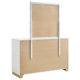 Caraway 6-drawer Dresser with Mirror White | White | 224773M