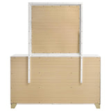 Caraway 6-drawer Dresser with Mirror White