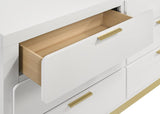 Caraway 6-drawer Dresser with Mirror White | White | 224773M