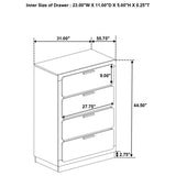 Caraway 4-drawer Bedroom Chest White | White | 224775