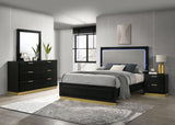 Caraway 4-piece Queen Bedroom Set Black | California King / 4-piece | 224781KW-S4