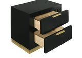 Caraway 2-drawer Nightstand Black | King | Black | 224782