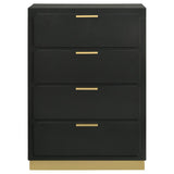 Caraway 4-drawer Bedroom Chest Black | Black | 224785