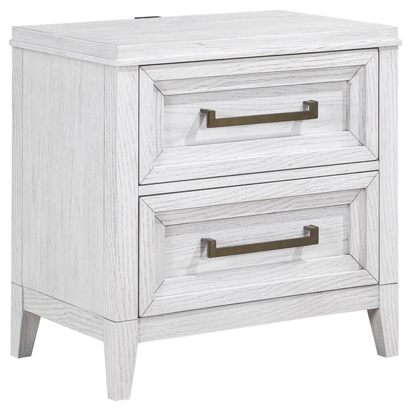 Evanna 5-Piece Queen Bedroom Set Distressed White