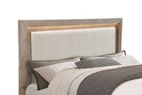 Kenora 56-inch California King LED Storage Bed Barley Brown | Brown | Barley Brown | 224850KW