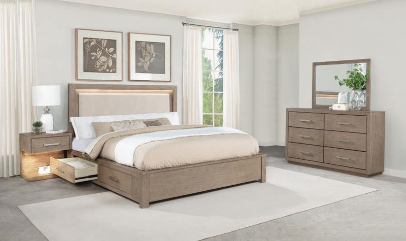 Kenora 4-piece Bedroom Set Barley Brown