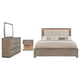 Kenora 4-piece Queen Bedroom Set Barley Brown | Queen | Beige | Barley Brown | 224850Q-S4