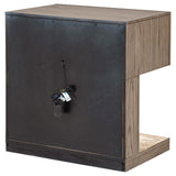Kenora 1-drawer Nightstand Bedside Table Barley Brown | Beige | Barley Brown | 224852