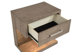 Kenora 1-drawer Nightstand Bedside Table Barley Brown | Beige | Barley Brown | 224852