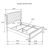 Sonora 4-piece Queen Bedroom Set White | Gallery | 224861Q-S4 224861KE-S4 224861KW-S4 224861Q-S5 224861KE-S5 224861KW-S5