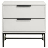 Sonora 2-drawer Nightstand Bedside Table White | King | White | 224862