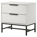 Sonora 2-drawer Nightstand Bedside Table White | King | White | 224862