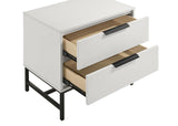 Sonora 2-drawer Nightstand Bedside Table White | King | White | 224862