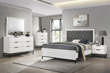 Sonora 2-drawer Nightstand Bedside Table White | King | White | 224862