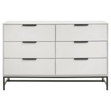 Sonora 6-drawer Bedroom Dresser White