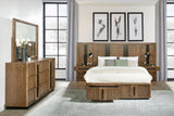 Terrace 5-piece Queen Panel Bedroom Set Ash Brown | California King / 5-piece | 224900KW-S5P