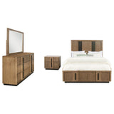Terrace 4-piece Queen Bedroom Set Ash Brown | Gallery | 224900Q-S4 224900KE-S4 224900KW-S4 224900Q-S5 224900KE-S5 224900KW-S5