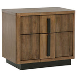 Terrace 2-drawer Nightstand Bedside Table Ash Brown | King | Brown | Ash Brown | 224902