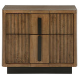 Terrace 2-drawer Nightstand Bedside Table Ash Brown | King | Brown | Ash Brown | 224902