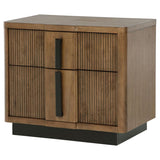 Terrace 2-drawer Nightstand Bedside Table Ash Brown | King | Brown | Ash Brown | 224902