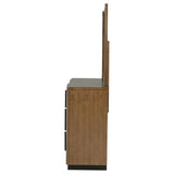 Terrace 6-drawer Dresser and Mirror Ash Brown | Brown | Ash Brown | 224903M