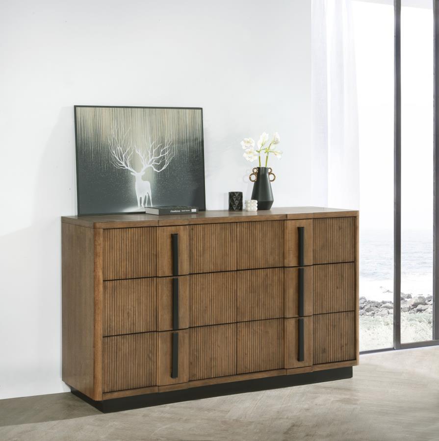 Terrace 6-drawer Dresser Cabinet Ash Brown | Brown | Ash Brown | 224903