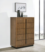 Terrace 5-drawer Chest of Drawers Ash Brown | Brown | Ash Brown | 224905