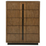 Terrace 5-drawer Chest of Drawers Ash Brown | Brown | Ash Brown | 224905
