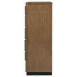 Terrace 5-drawer Chest of Drawers Ash Brown | Brown | Ash Brown | 224905