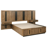 Terrace 2-piece Wall Panel with Nightstand Set Ash Brown | Brown | Ash Brown | 224907