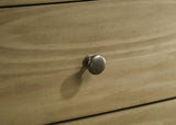 Granada 2-drawer Glass Top Nightstand Natural Pine | Beige | Natural Pine | 224922