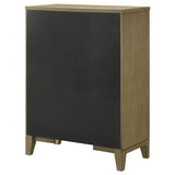 Granada 5-drawer Bedroom Chest of Drawers Natural Pine | Full | Brown | Natural Pine | 224925