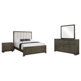 Gran Park 4-piece Queen Bedroom Set Dark Cocoa | Gallery | 224930Q-S4 224931Q-S4 224930KE-S4 224931KE-S4 224930KW-S4 224931KW-S4 224930Q-S5 224931Q-S5 224930KE-S5 224931KE-S5 224930KW-S5 224931KW-S5