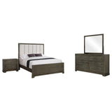 Gran Park 4-piece Queen Bedroom Set Dark Cocoa | Gallery | 224930Q-S4 224931Q-S4 224930KE-S4 224931KE-S4 224930KW-S4 224931KW-S4 224930Q-S5 224931Q-S5 224930KE-S5 224931KE-S5 224930KW-S5 224931KW-S5