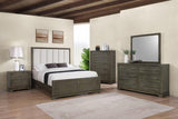 Gran Park 59-inch Queen Panel Bed Dark Cocoa | Queen | Brown | Dark Cocoa | 224930Q