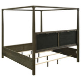 Gran Park California King Four Poster Canopy Bed Dark Cocoa | California King | Brown | Dark Cocoa | 224931KW