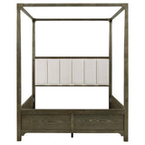 Gran Park Queen Canopy Bed Dark Cocoa | Queen | Brown | Dark Cocoa | 224931Q