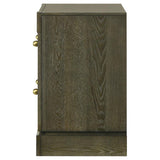 Gran Park 2-drawer Nightstand Bedside Table Dark Cocoa | Brown | Dark Cocoa | 224932